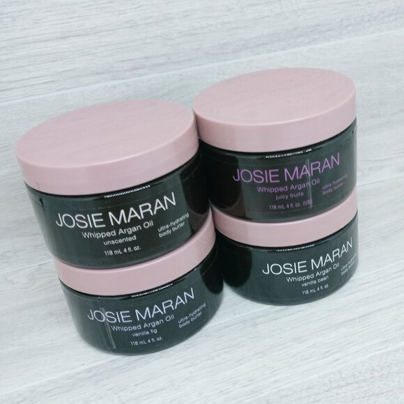 JOSIE MARAN Whipped Argan Oil Ultra-Hydrating Body Butter 4oz | 4 Scents, U Pick - Picture 1 of 5